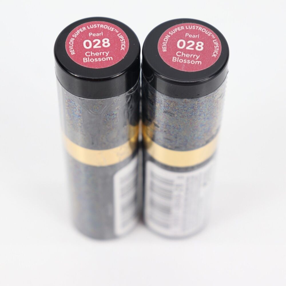 2x Revlon Super Lustrous Pearl Lipstick #028 Cherry Blossom